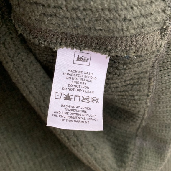 Men's REI | Dark Green half-zip sweater | sz L | NWOT - Picture 5 of 5